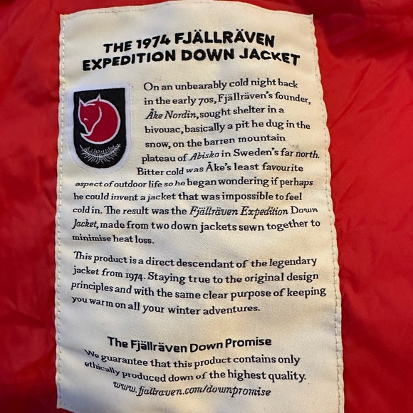 Mens Fjallraven Packable Down Jacket in XL - Picture 5 of 6